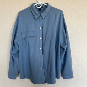 Forever 21 blue button down